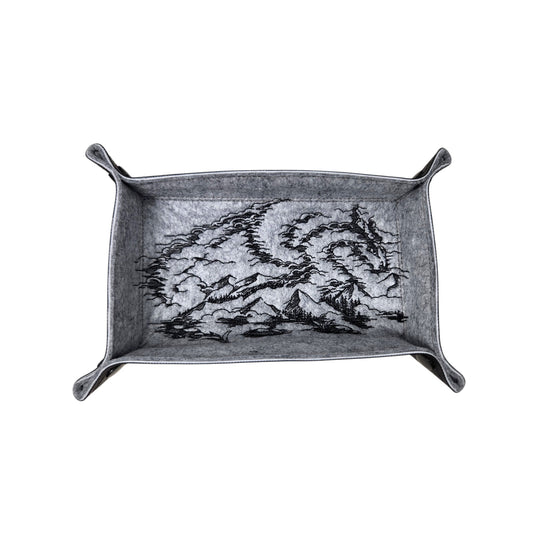 Mountain dragon dice tray, rectangle