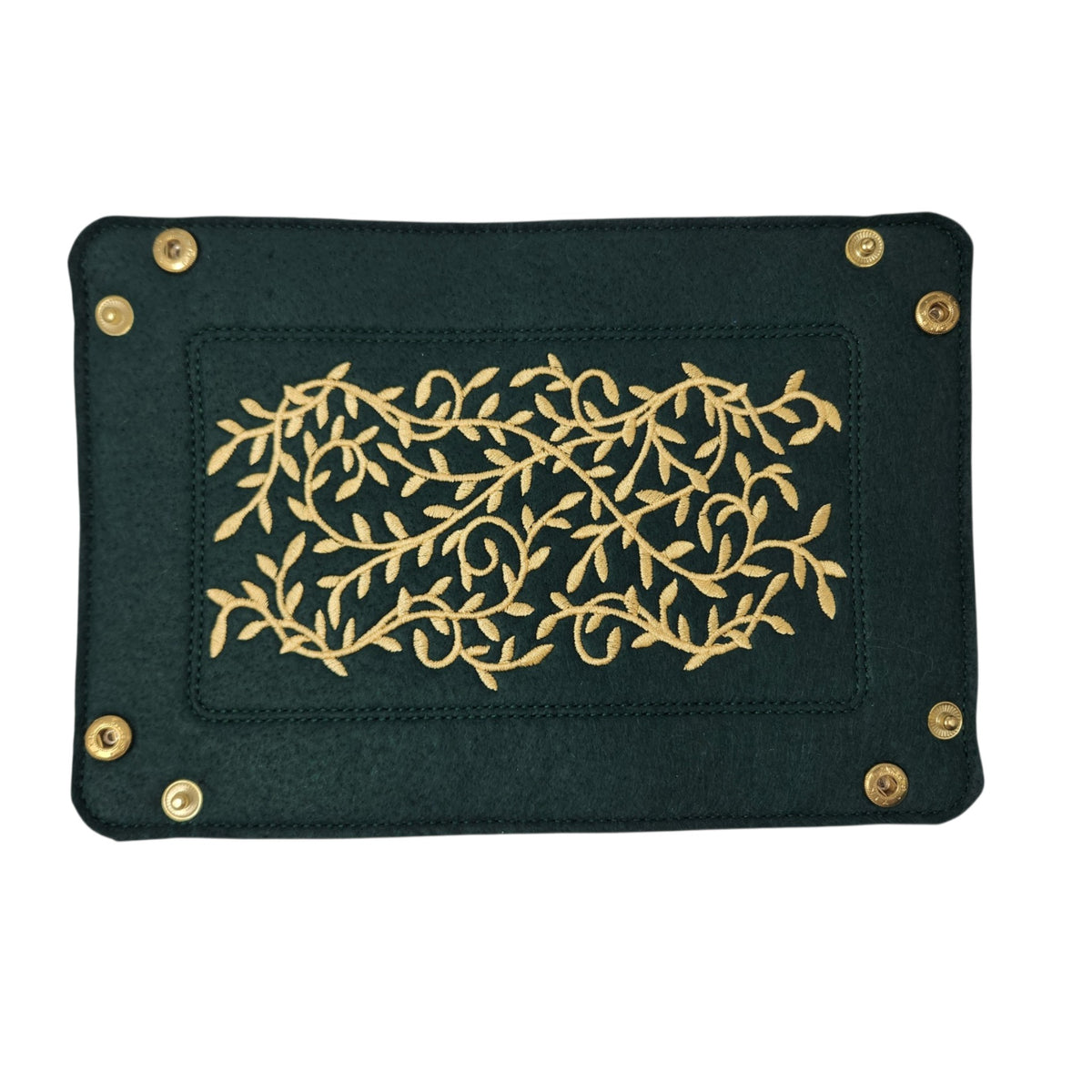 Golden vine dice tray, rectangle