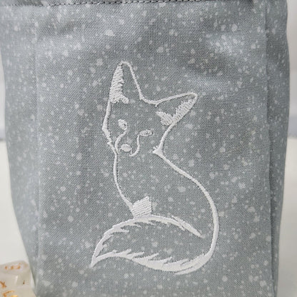 Snow Fox dice bag