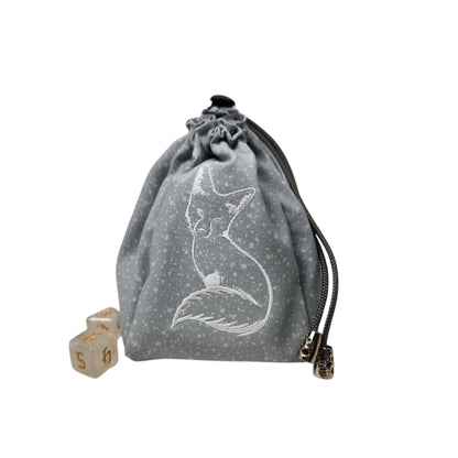 Snow Fox dice bag