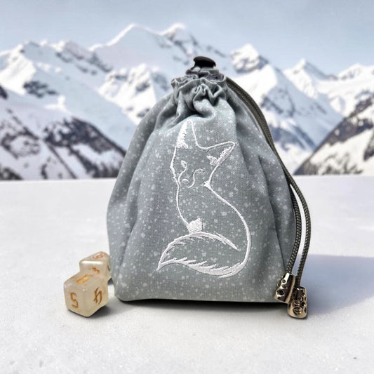 Snow Fox dice bag