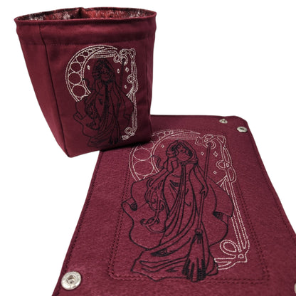 Witch gift set, dice bag and tray