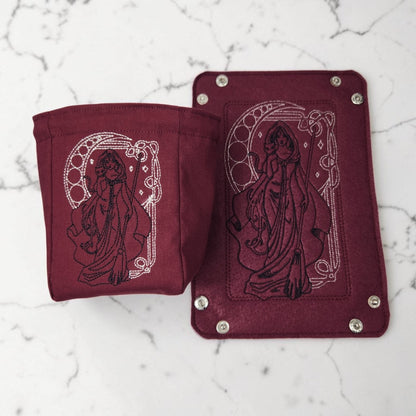 Witch gift set, dice bag and tray