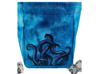 tentacle dice bag, purple