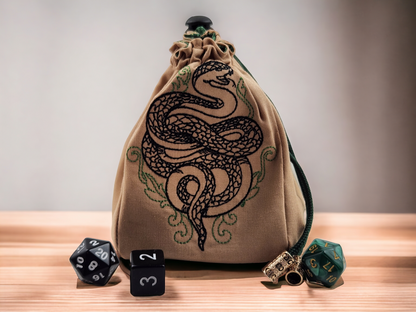Serpent Dice Bag