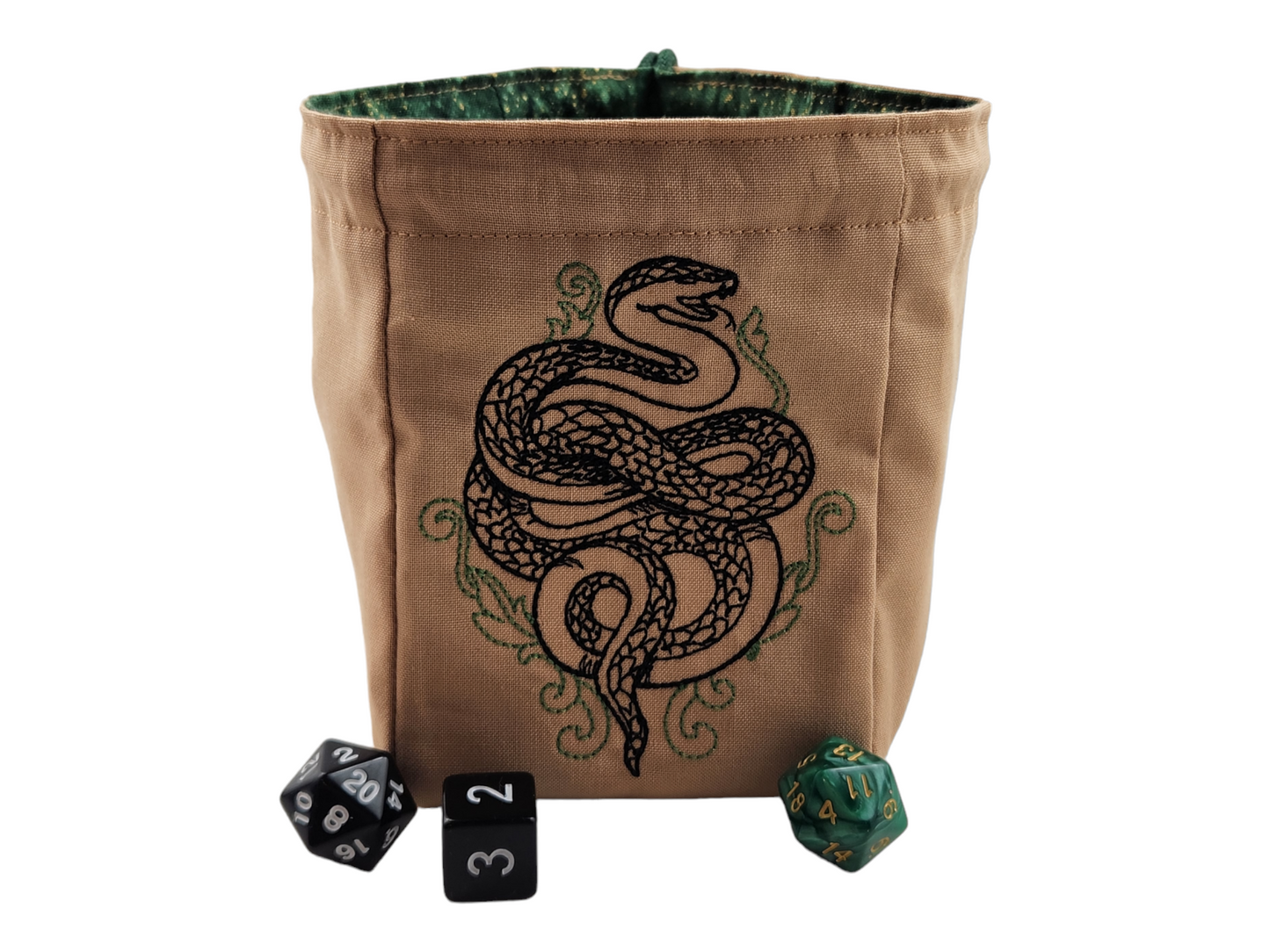 Serpent Dice Bag