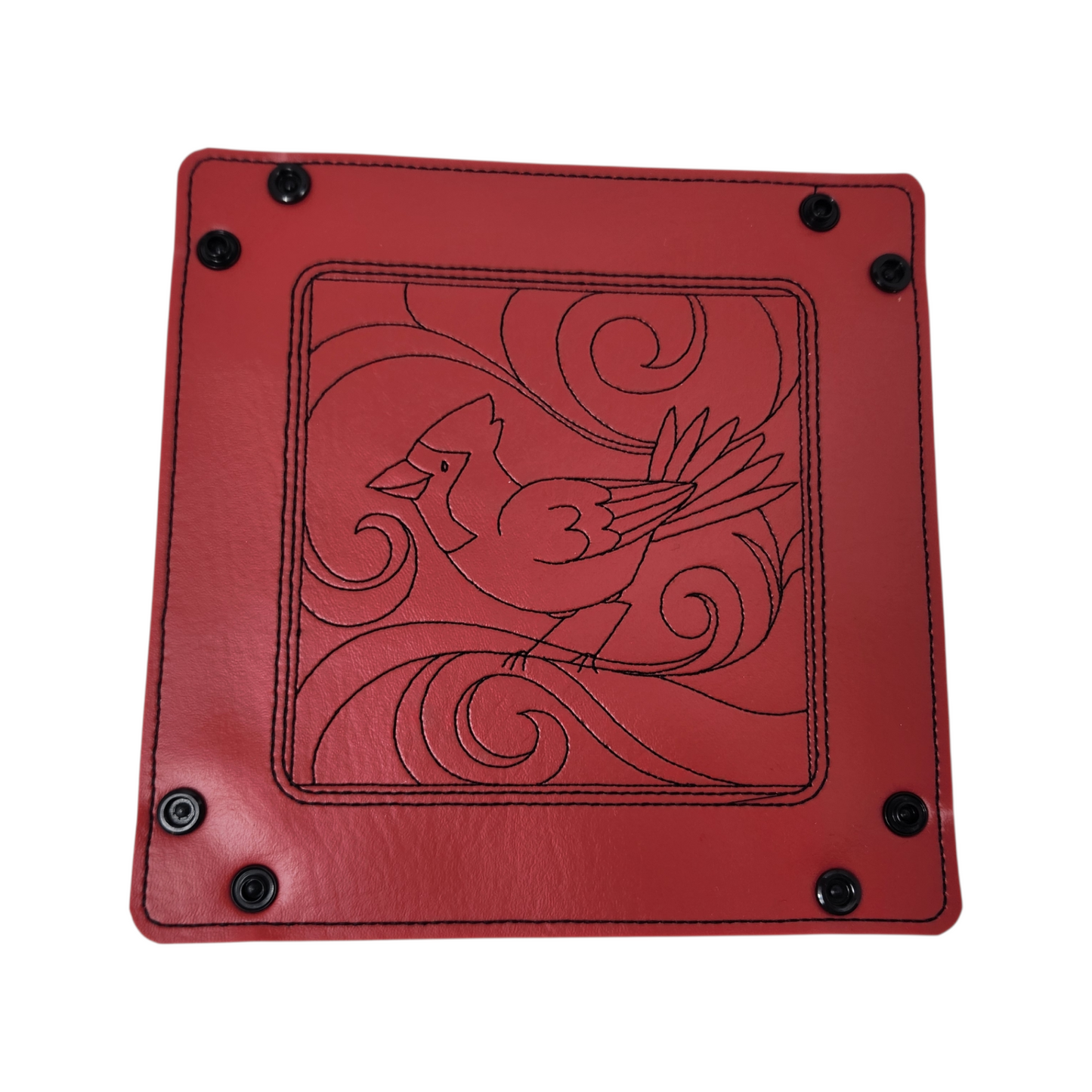 Cardinal bird dice tray