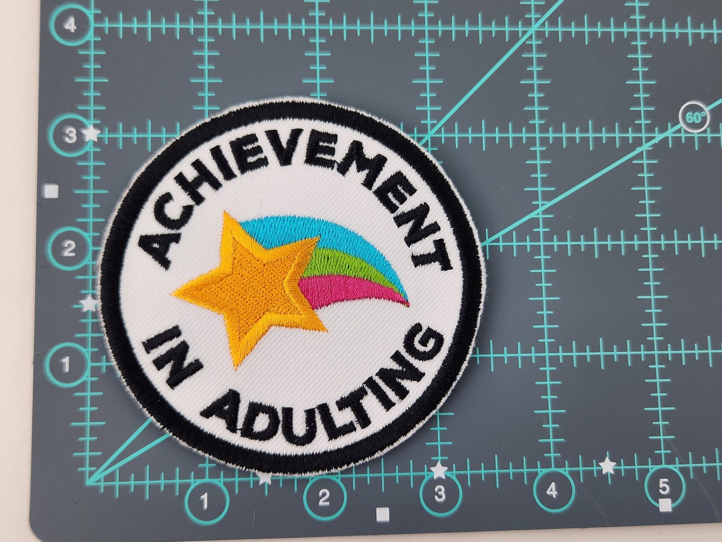 Adulting achievement iron on patch - Rowan Gate