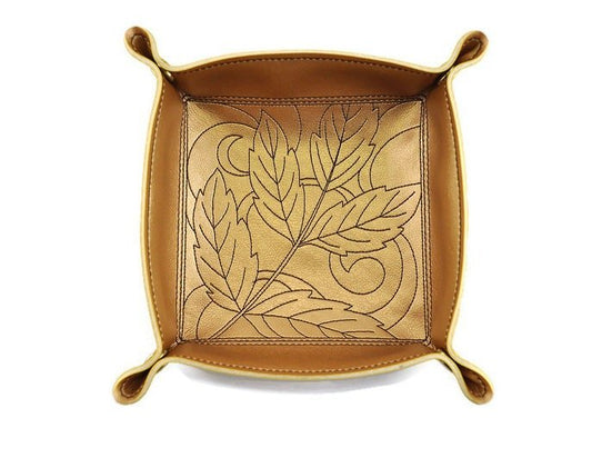 Autumn Ash Leaf dice tray - Rowan Gate