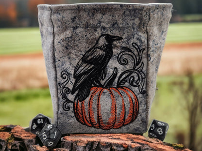 Autumn raven dice bag - Rowan Gate