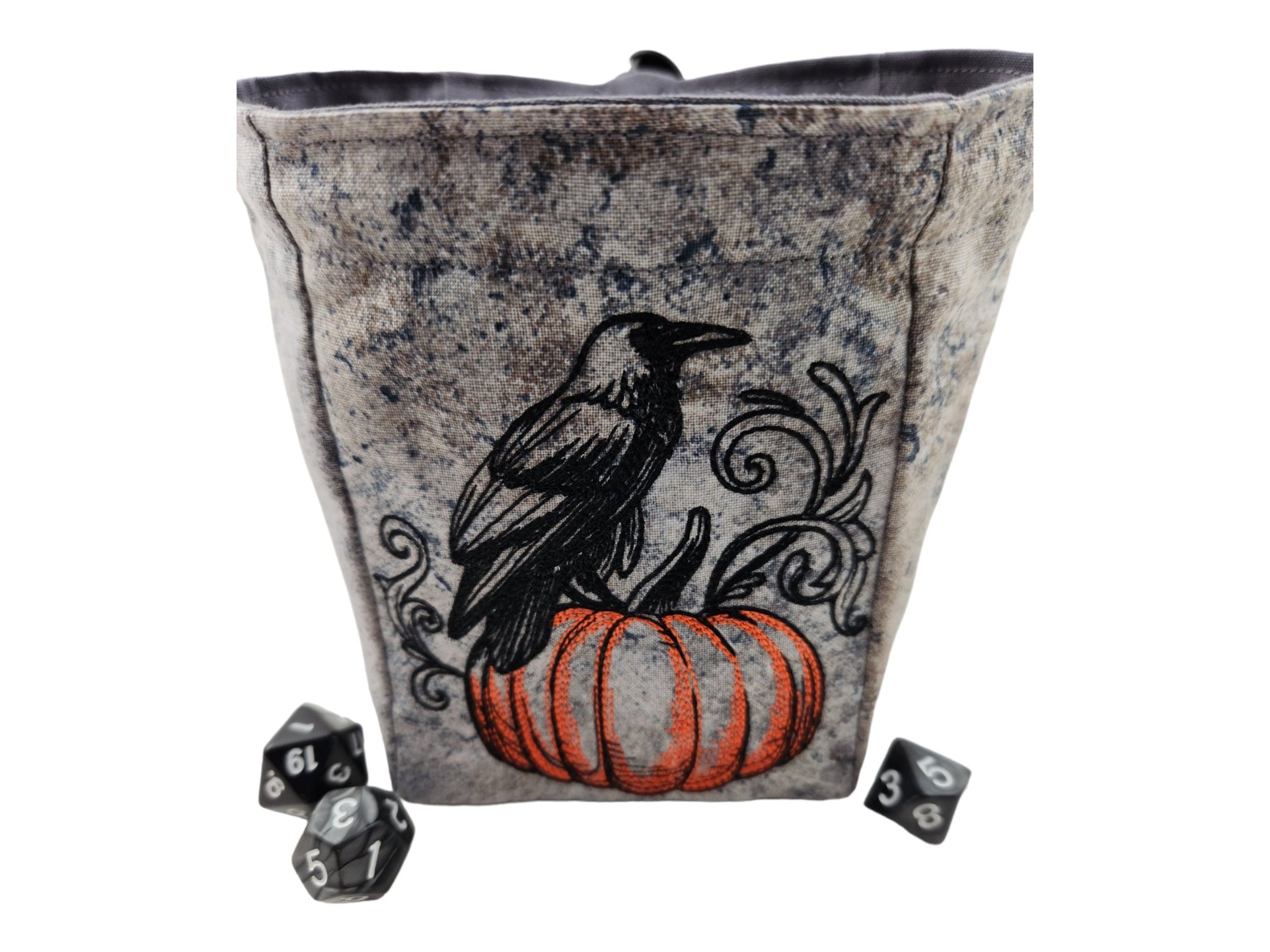 Autumn raven dice bag - Rowan Gate