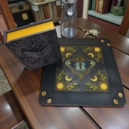 Moth Gift Set - Dice Tray & Tome Container