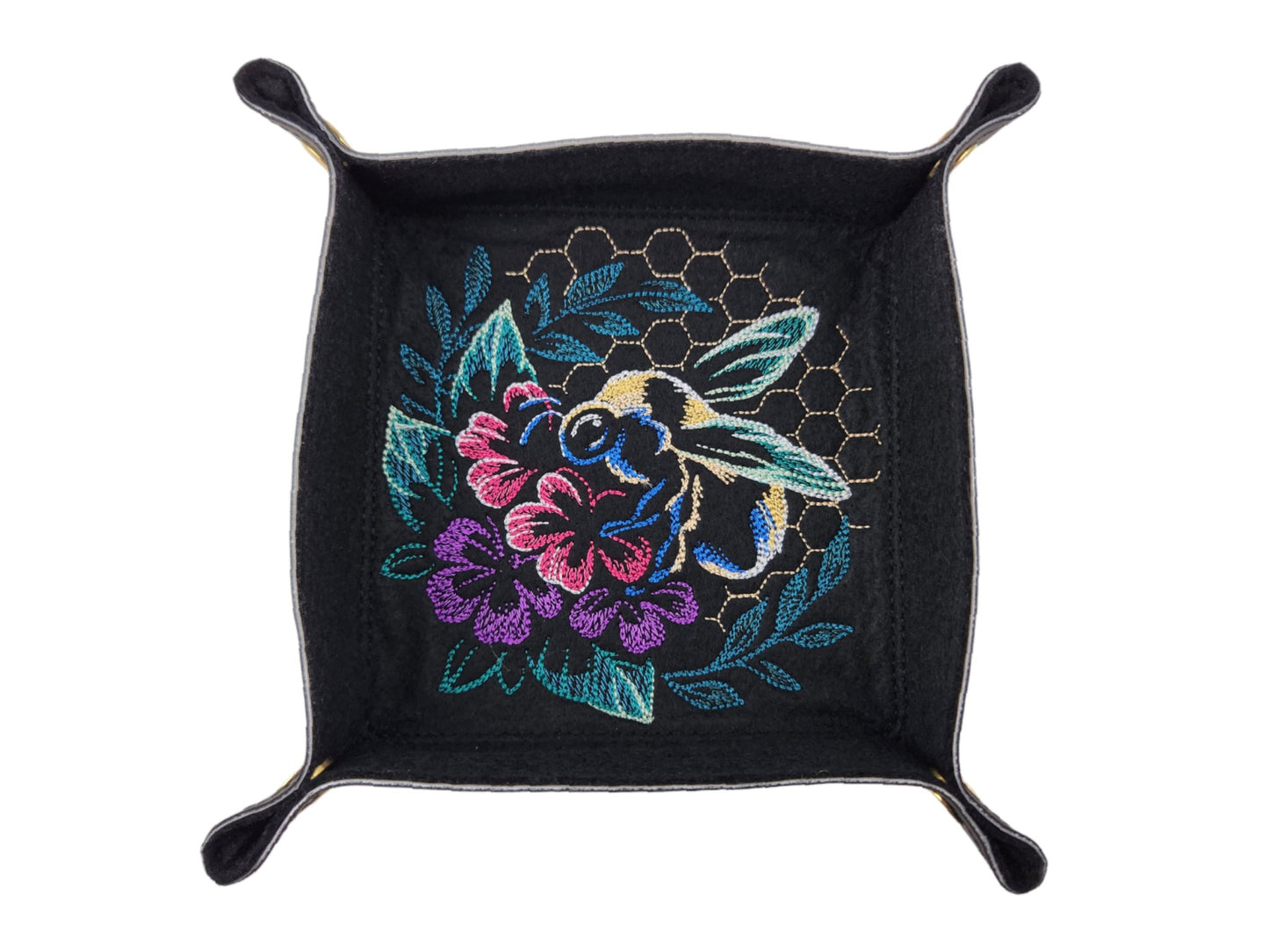 Bee and Bloom dice tray - Rowan Gate