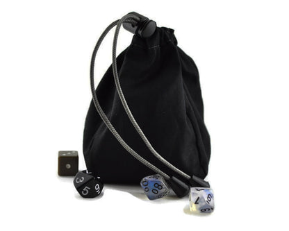 Black Rose with Moth Dice Bag - Rowan Gate