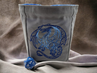 Blue Dragon Dice bag - Rowan Gate