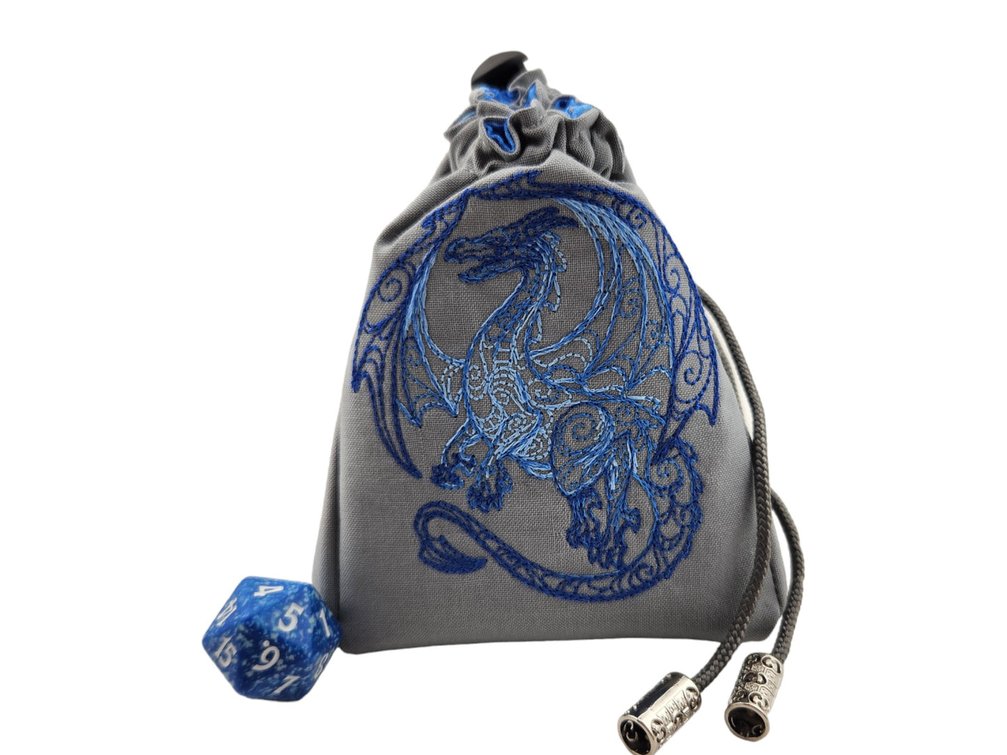 Blue Dragon Dice bag - Rowan Gate