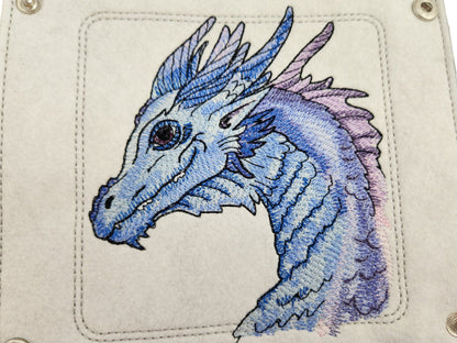 Blue dragon dice tray - Rowan Gate