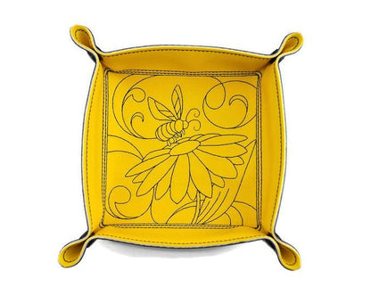 Bright bee dice tray - Rowan Gate