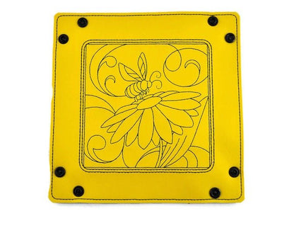 Bright bee dice tray - Rowan Gate