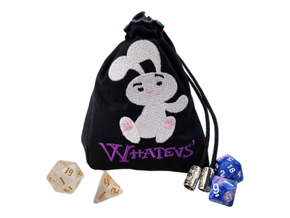 Bunny Attitude Dice Bag - Rowan Gate