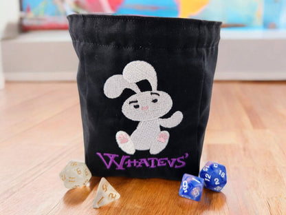 Bunny Attitude Dice Bag - Rowan Gate