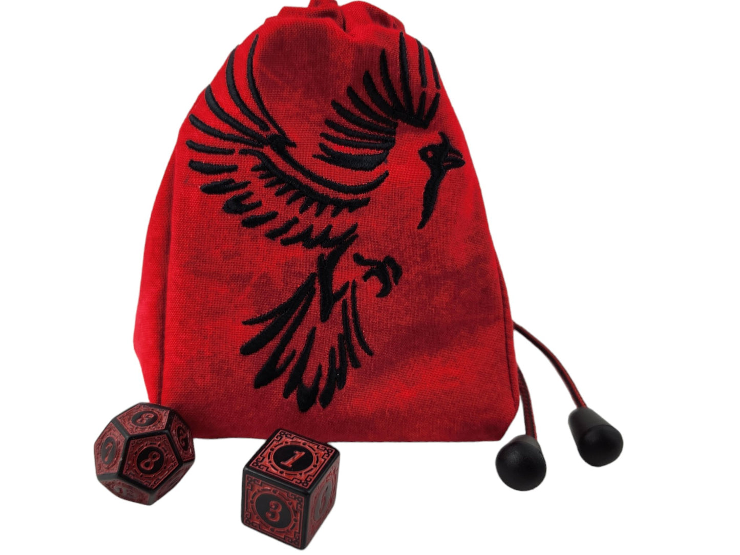 Cardinal Bird Dice Bag - Rowan Gate