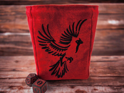 Cardinal Bird Dice Bag - Rowan Gate