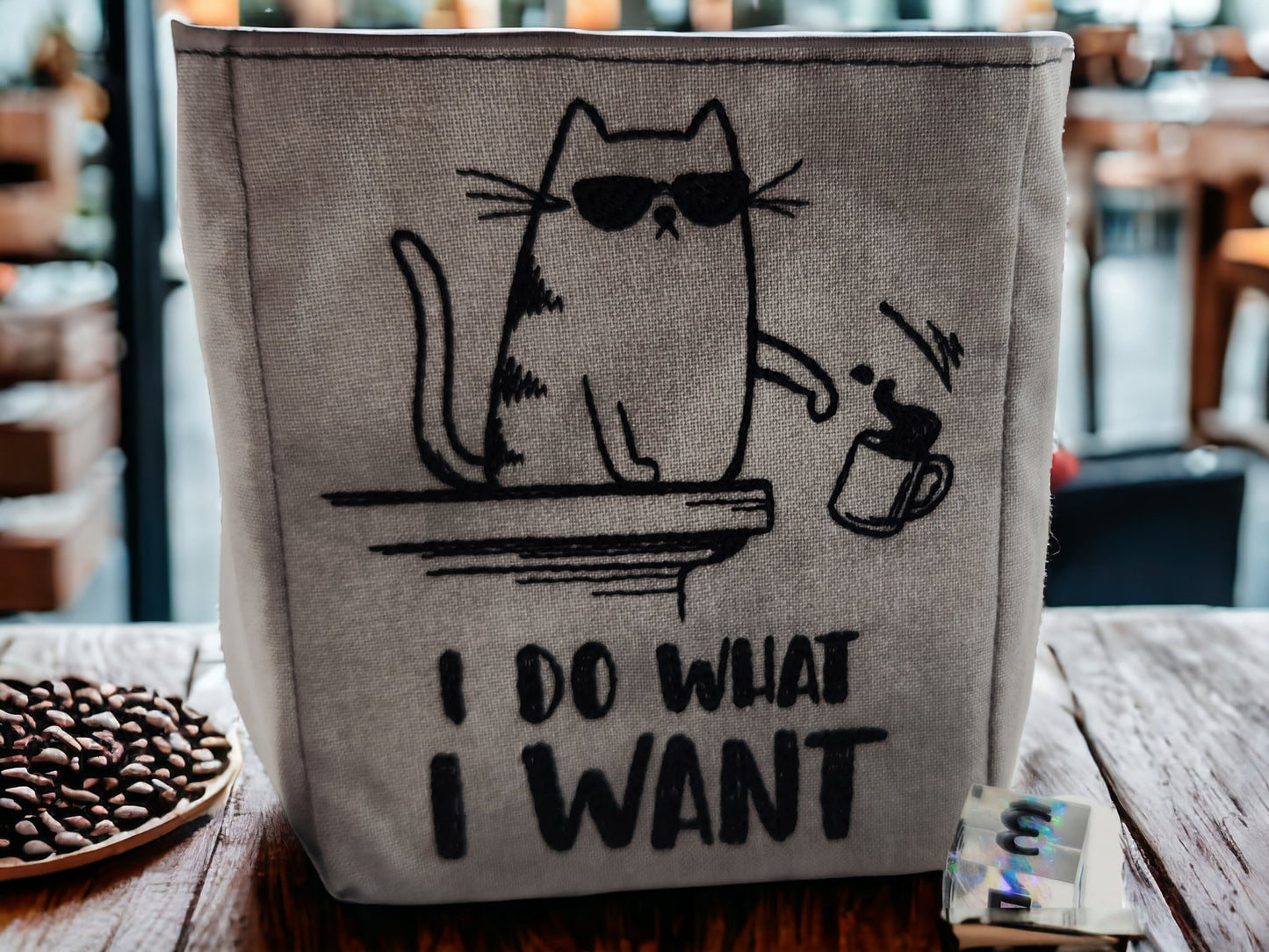 Cat Attitude dice bag - Rowan Gate