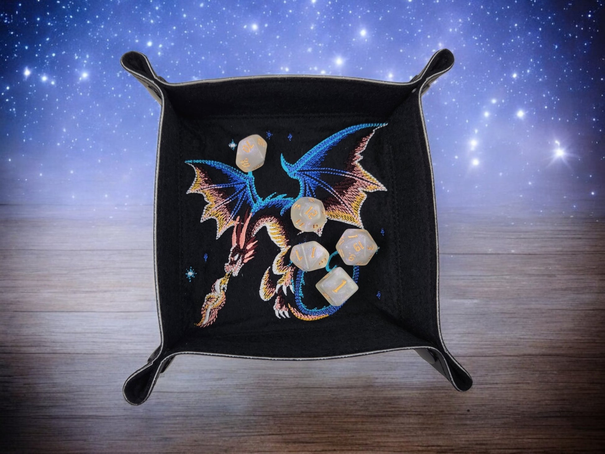 Celestial dragon dice tray - Rowan Gate