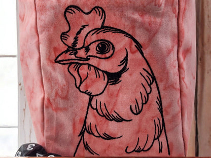 Chicken dice bag, TTRPG - Rowan Gate