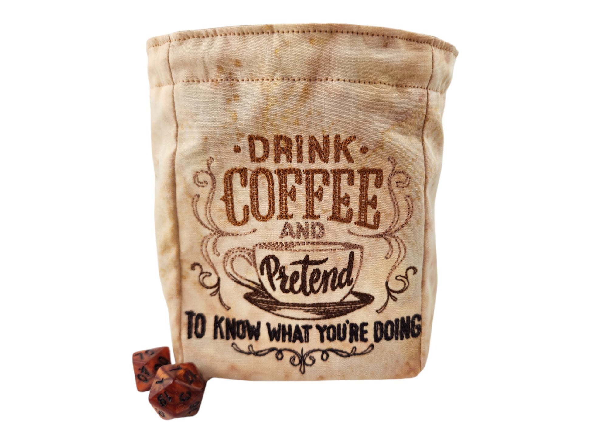 Coffee dice bag/ extra large - Rowan Gate