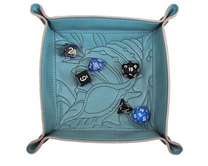 Collapsible Dice Rolling Tray, Sea Shell - Rowan Gate