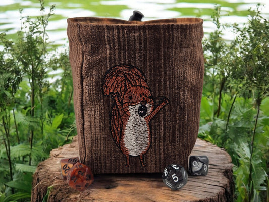 Crazy Squirrel dice bag - Rowan Gate