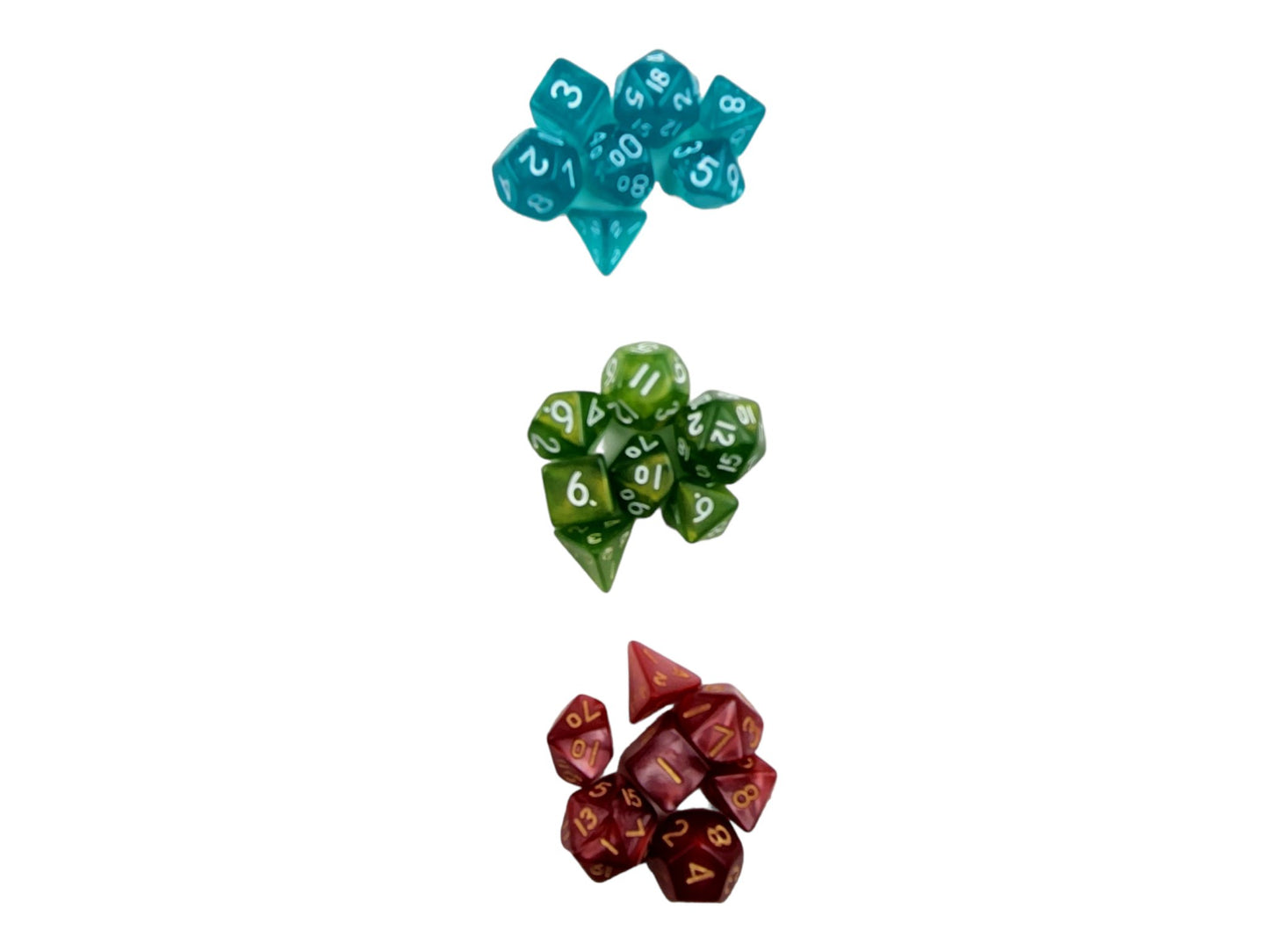 Creature dice tube with 3 sets of mini dice - Rowan Gate