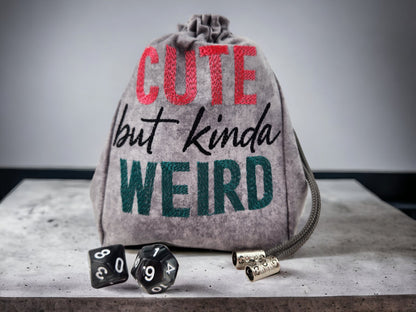 Cute but kinda weird dice bag - Rowan Gate