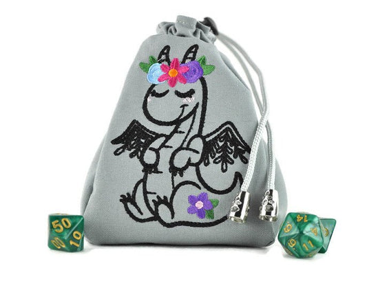 Cute dragon dice bag - Rowan Gate