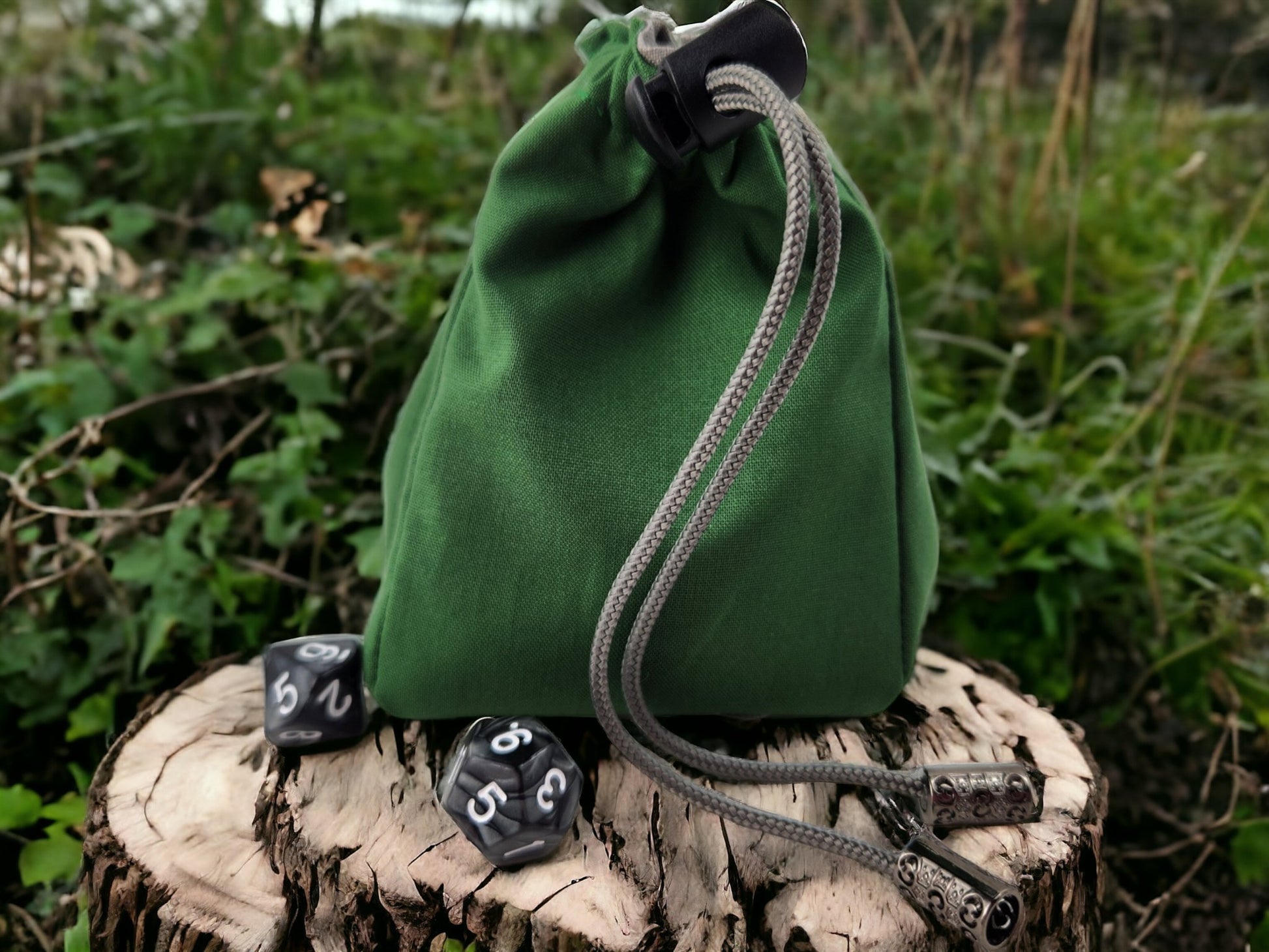 Cute Racoon dice bag, TTRPG - Rowan Gate
