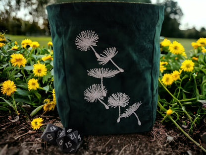 Dandelion dice bag - Rowan Gate