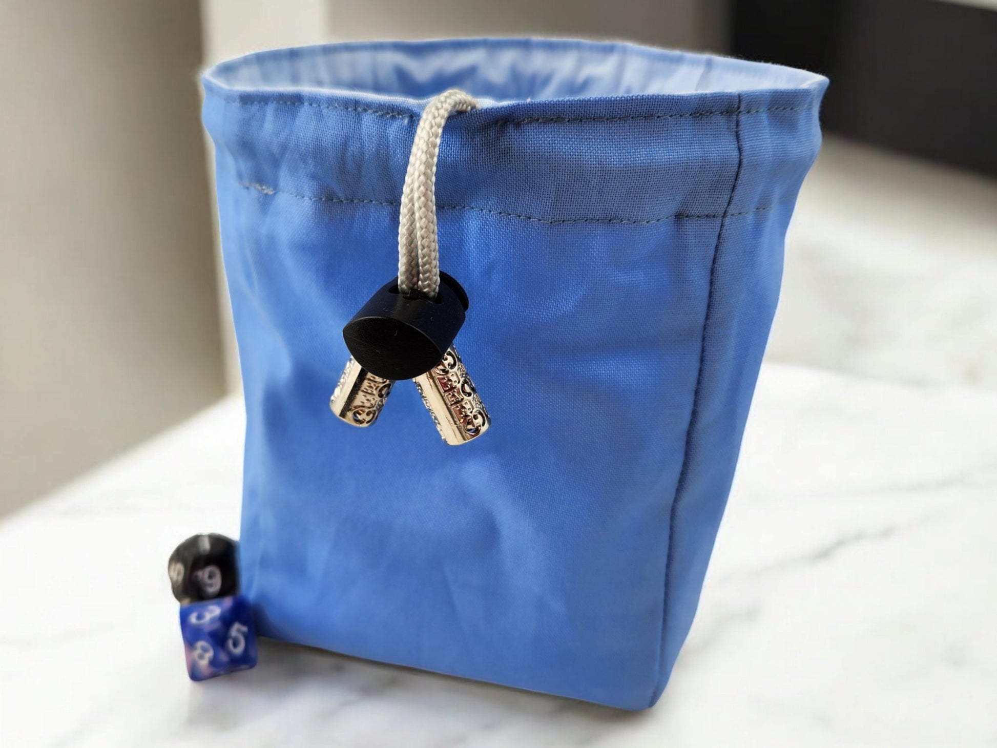 Dapper Rabbit dice bag - Rowan Gate