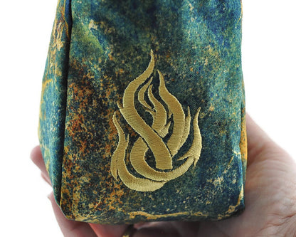 Devil Flame Dice Bag - Rowan Gate