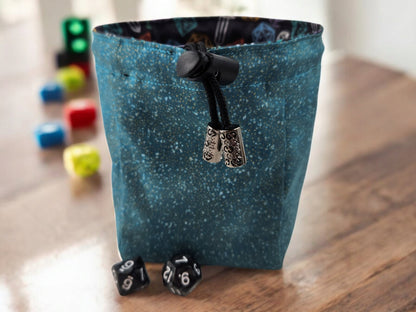 Dice and Sword dice bag, TTRPG - Rowan Gate