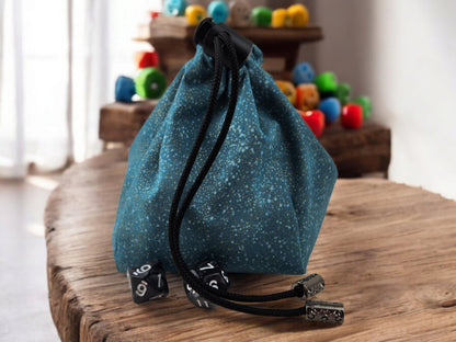 Dice and Sword dice bag, TTRPG - Rowan Gate