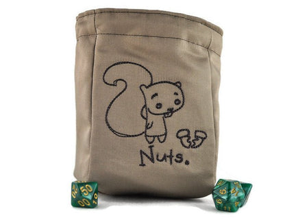 dice bag funny squirrel - Rowan Gate