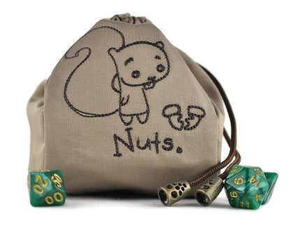 dice bag funny squirrel - Rowan Gate