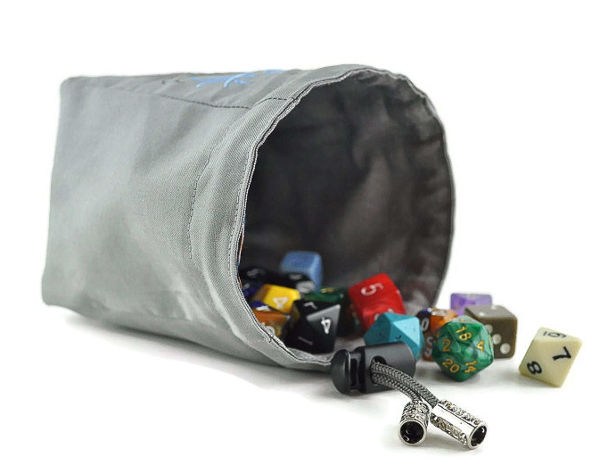 dnd Dice Bag, Two Toned Dragon Head - Rowan Gate