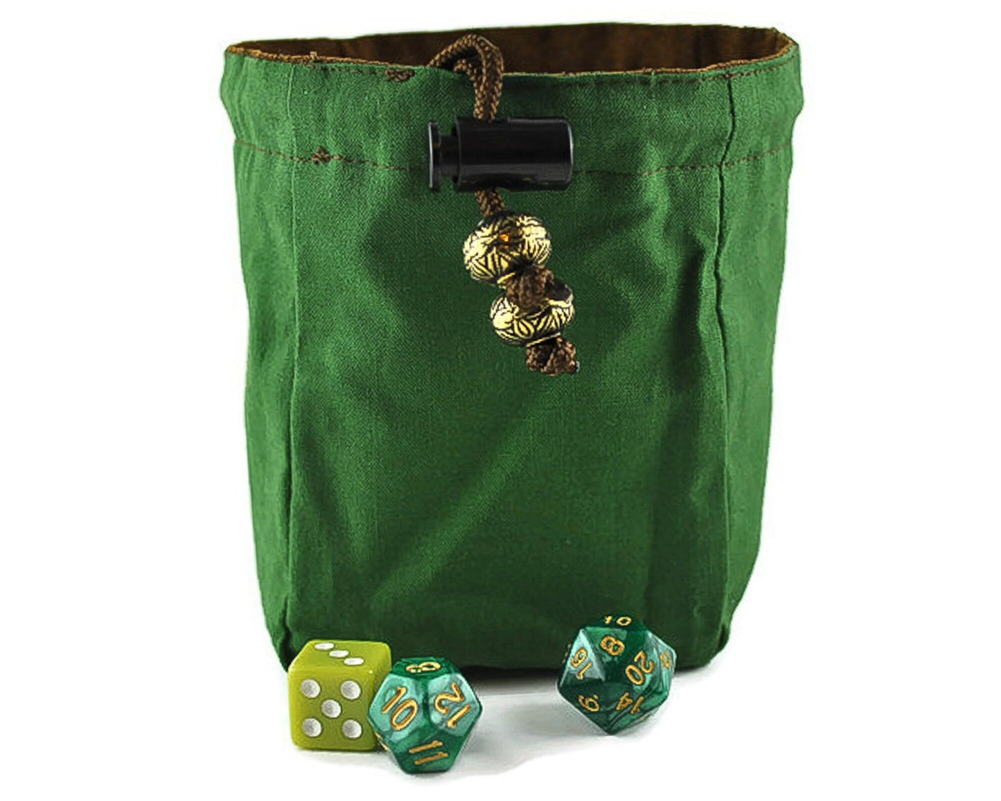 dnd Dice Bag, Vegan Leather World Bag - Rowan Gate