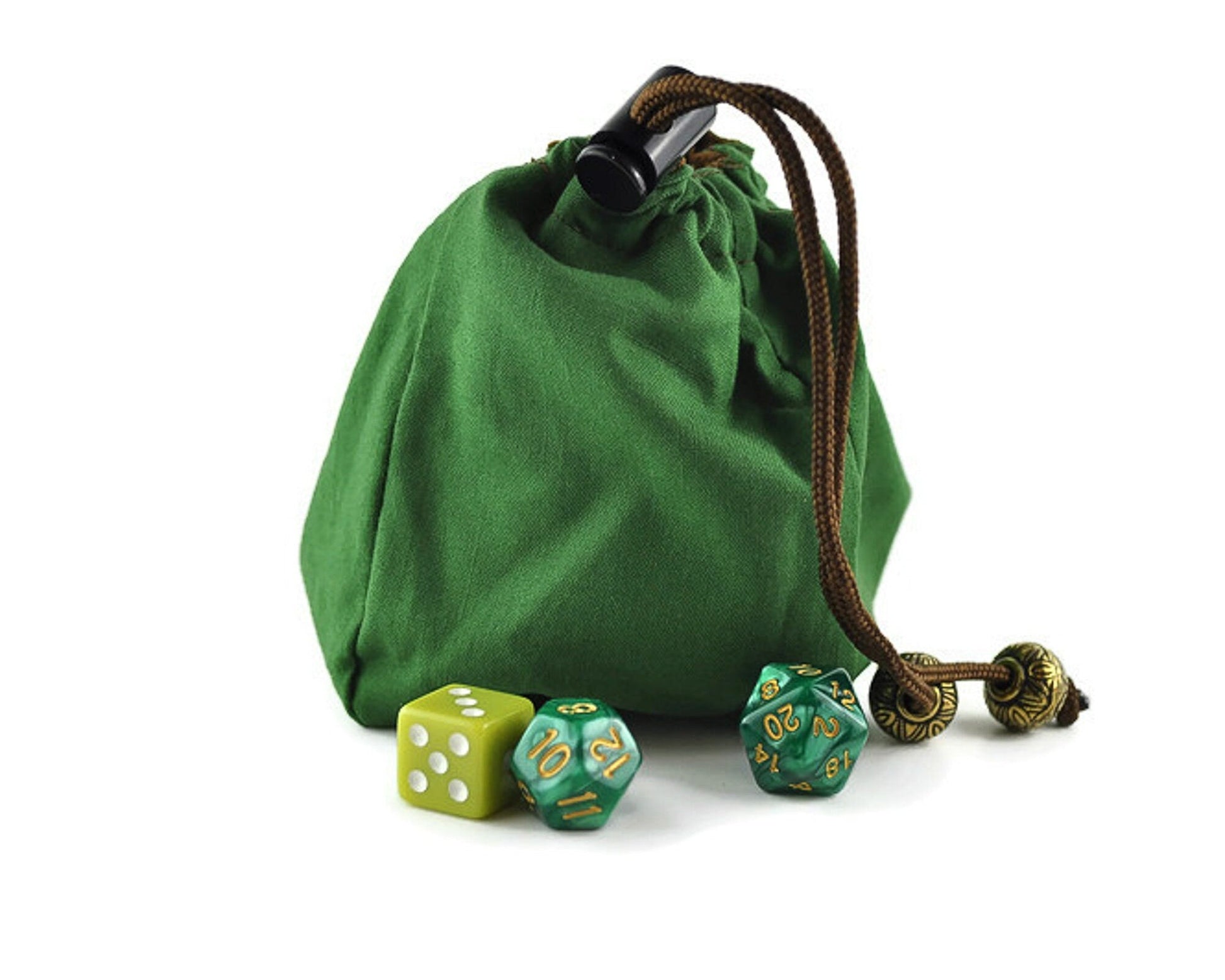 dnd Dice Bag, Vegan Leather World Bag - Rowan Gate