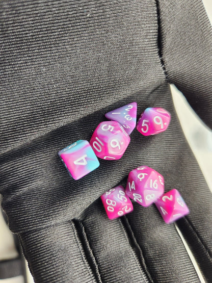 dnd mini dice set, Magic Aura - Rowan Gate