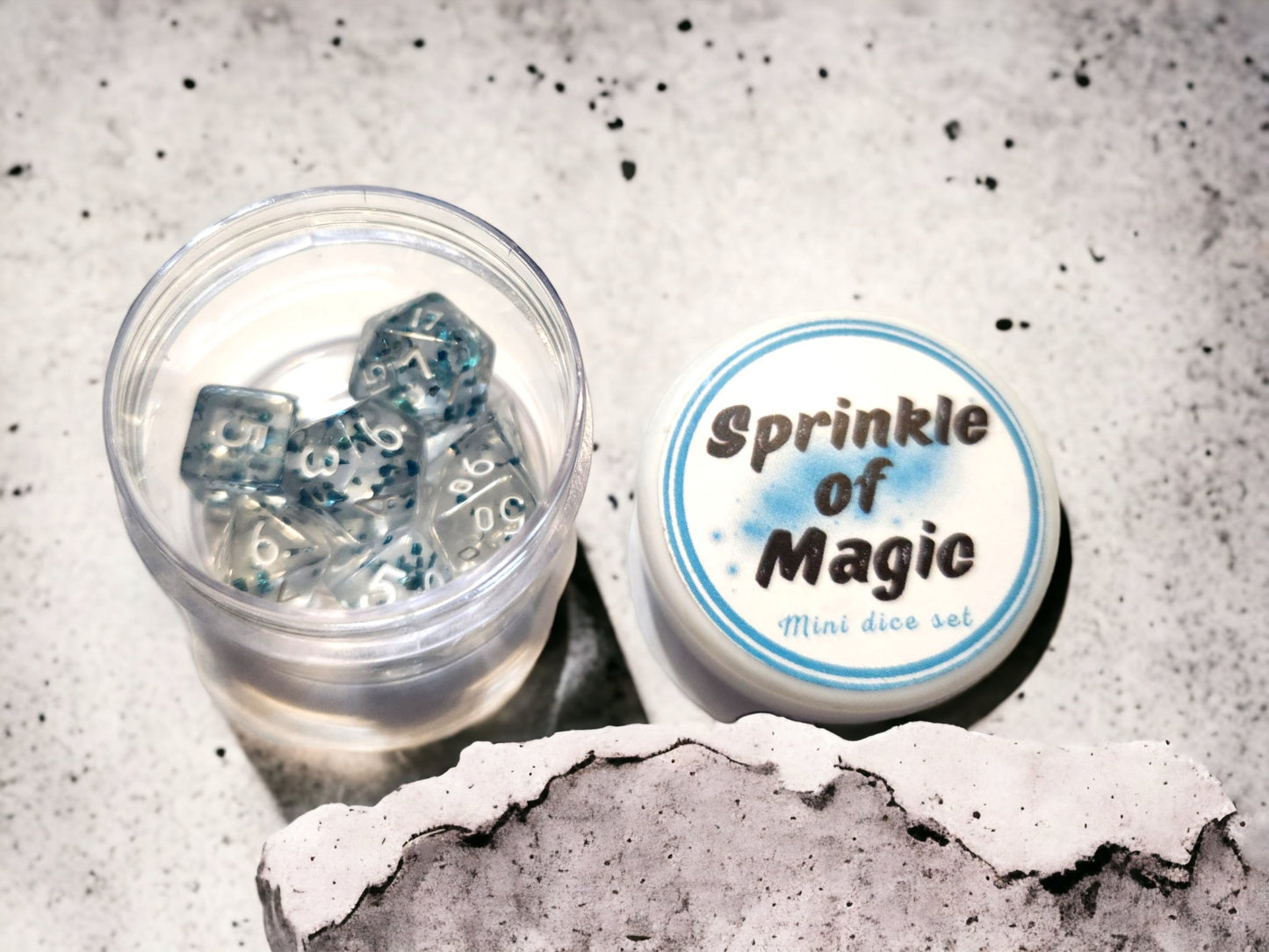 dnd mini dice set, Sprinkle of Magic - Rowan Gate
