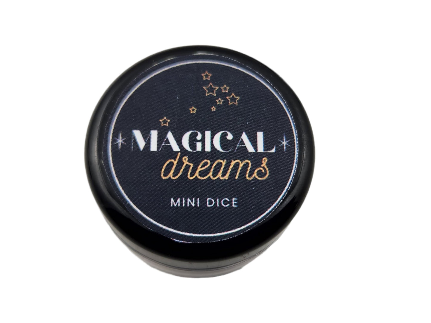 dnd mini dice set, white magical dreams - Rowan Gate